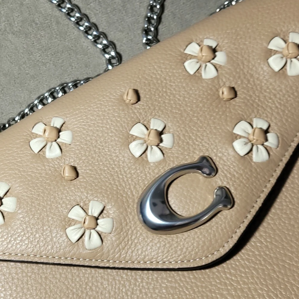 Coach Floral Whipstitch Bag - Picture 2 of 9